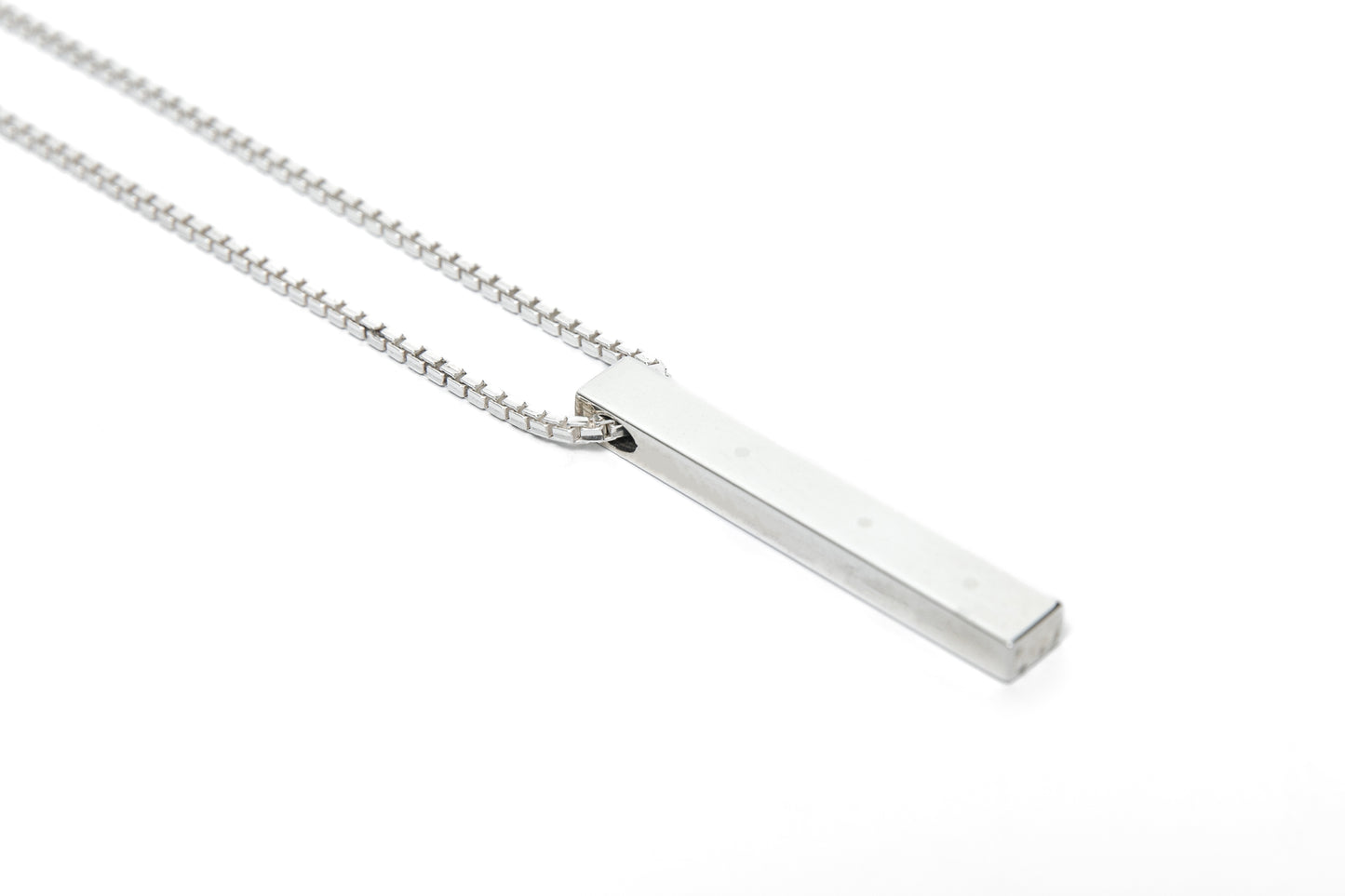 Bar - Silver necklace