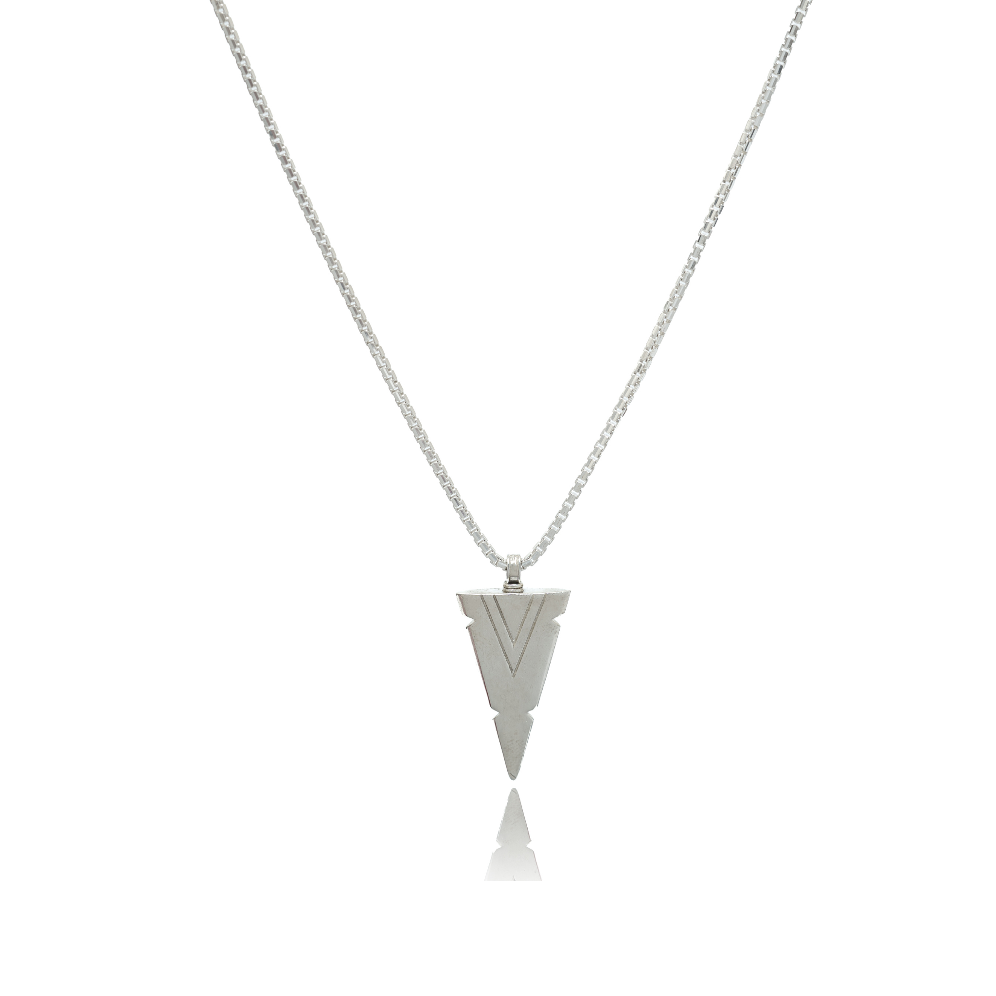 Buy Sterling Silver Arrowhead Pendant on a Sterling Silver Chain. Online in  India - Etsy