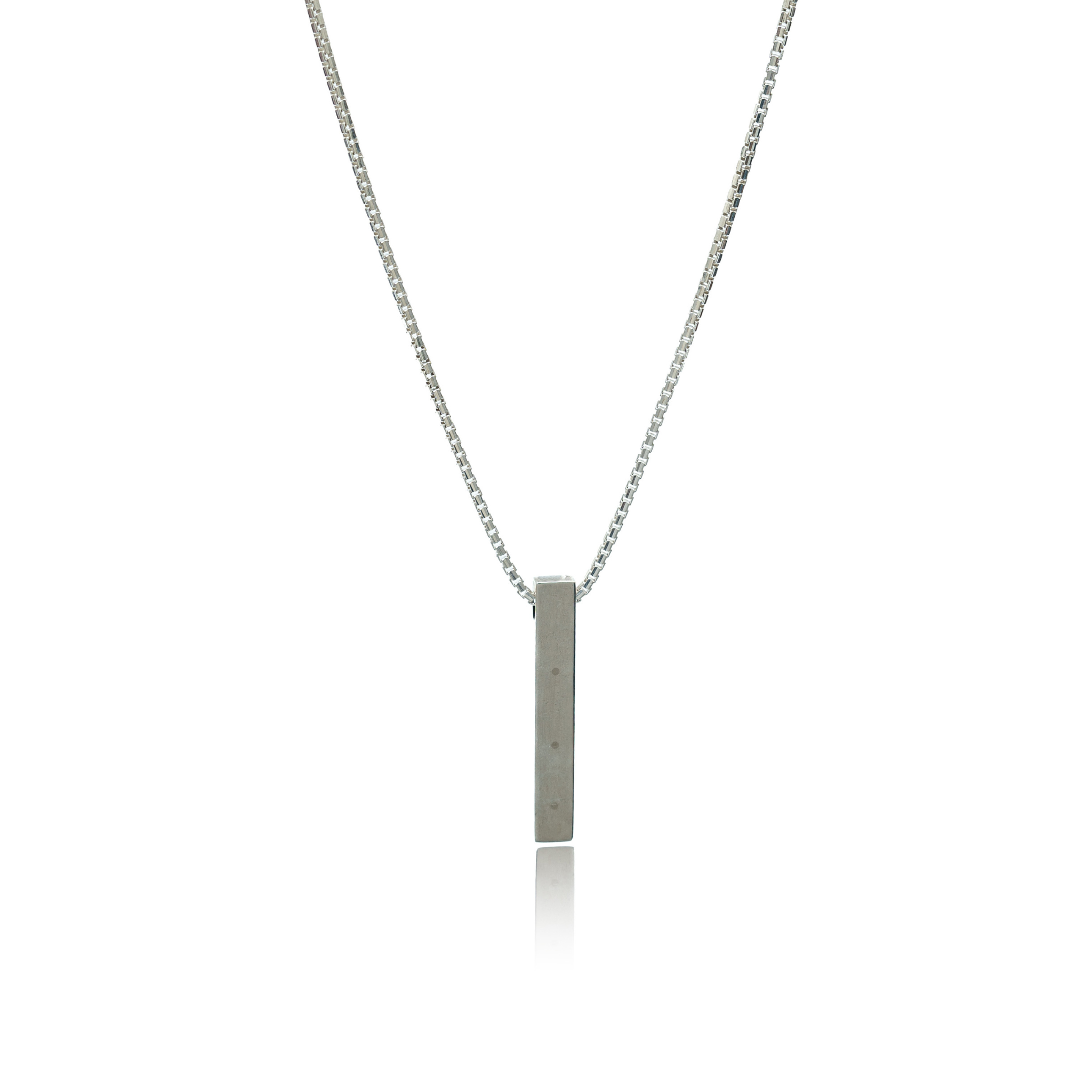 Bar - Silver necklace – LEOVANI